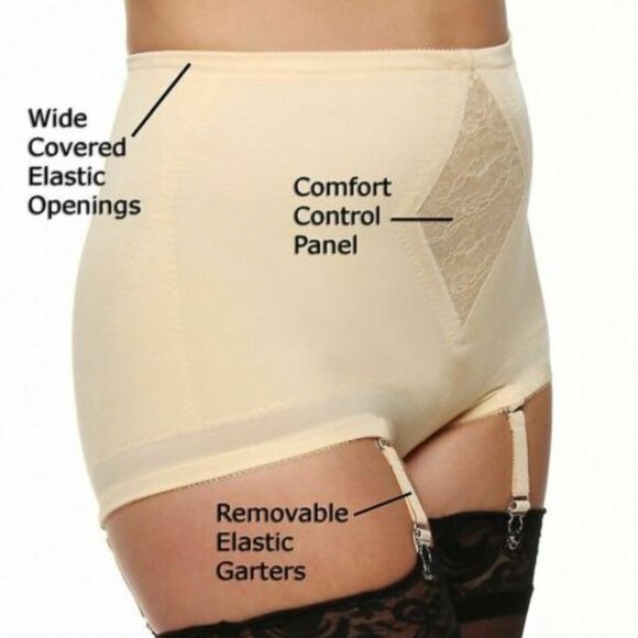 New Rago Diet Minded Shaping Firm Control Girdle Brief Panty 6195 Black - Picture 10 of 12